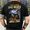 Tugs My Worm Largemouth Bass Humor T-Shirt/Sweatshirt/Hoodie