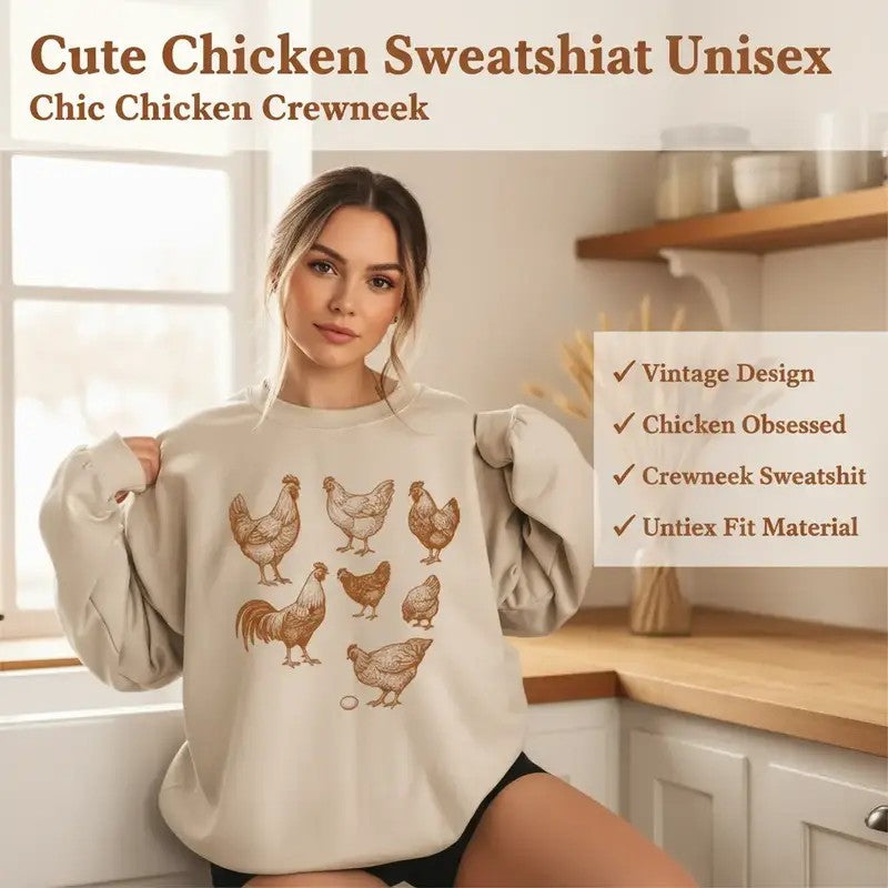 Vintage Chicken Raisin Chickens T-Shirt / Sweatshirt / Hoodie