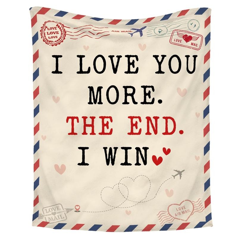 I Love You More Super Soft Blanket