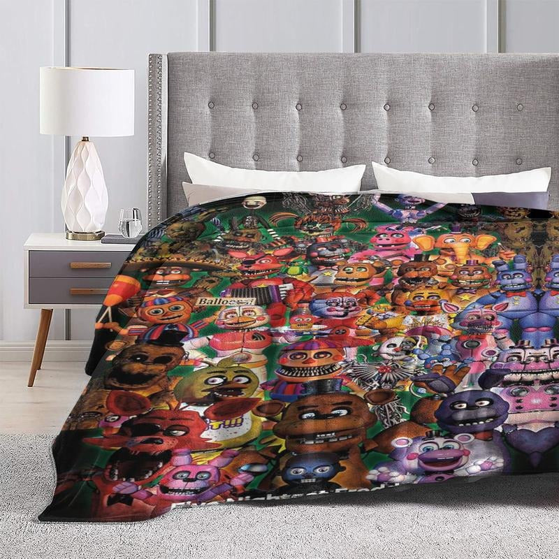Cute Five Nights At Freddy's Blanket