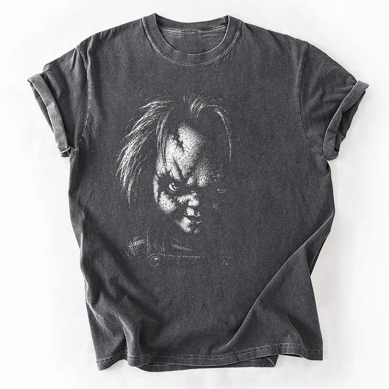 Retro Horror Movie Characters Halloween Halloween Party T-Shirt / Sweatshirt / Hoodie