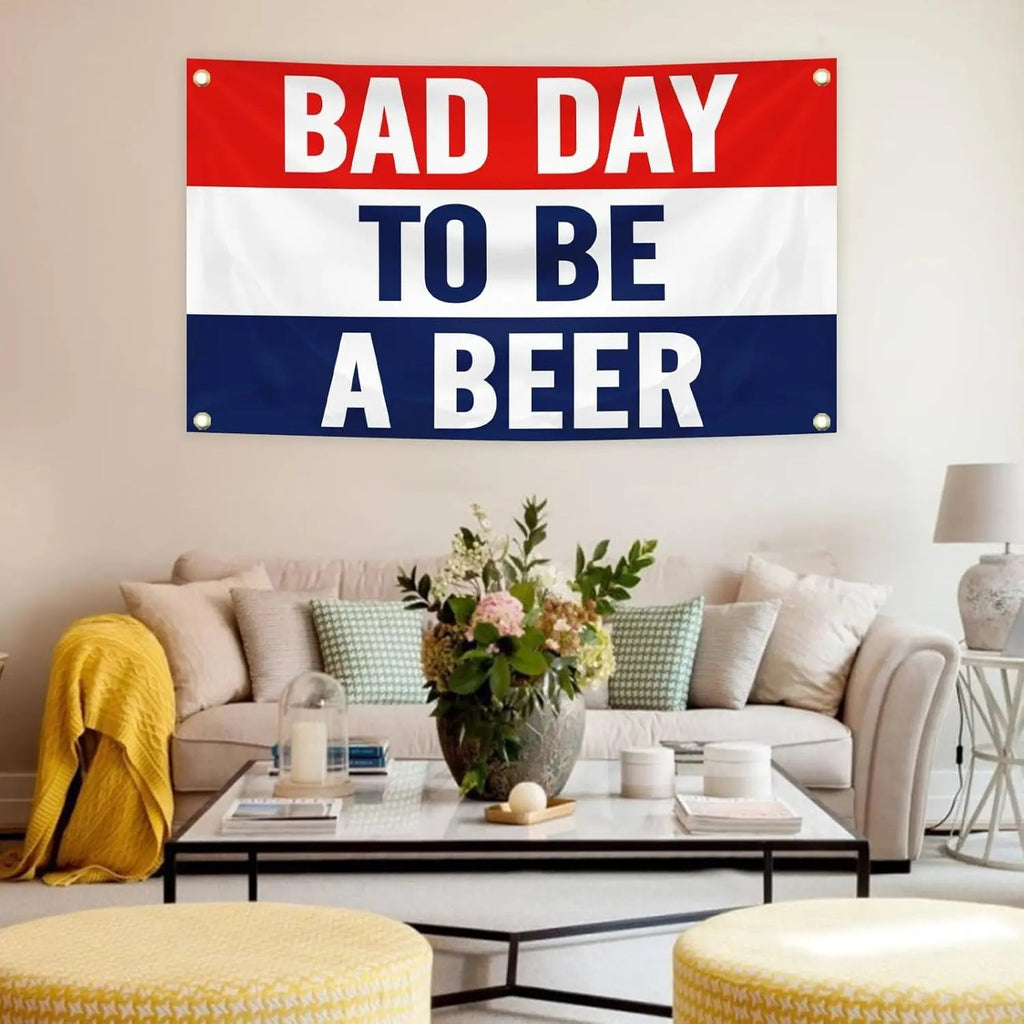 Bad Day to Be a Beer Flag
