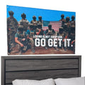 Losing Is Not An Option Motivational Fabric Flag
