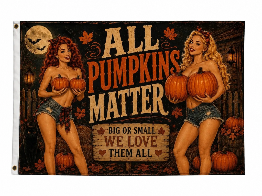 All Pumpkins Matter Halloween Flag