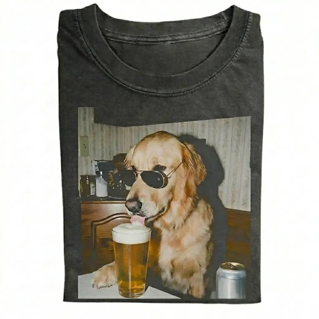 50+ Dog Breeds Available Drinking Beer T-Shirt/Sweatshirt/Hoodie