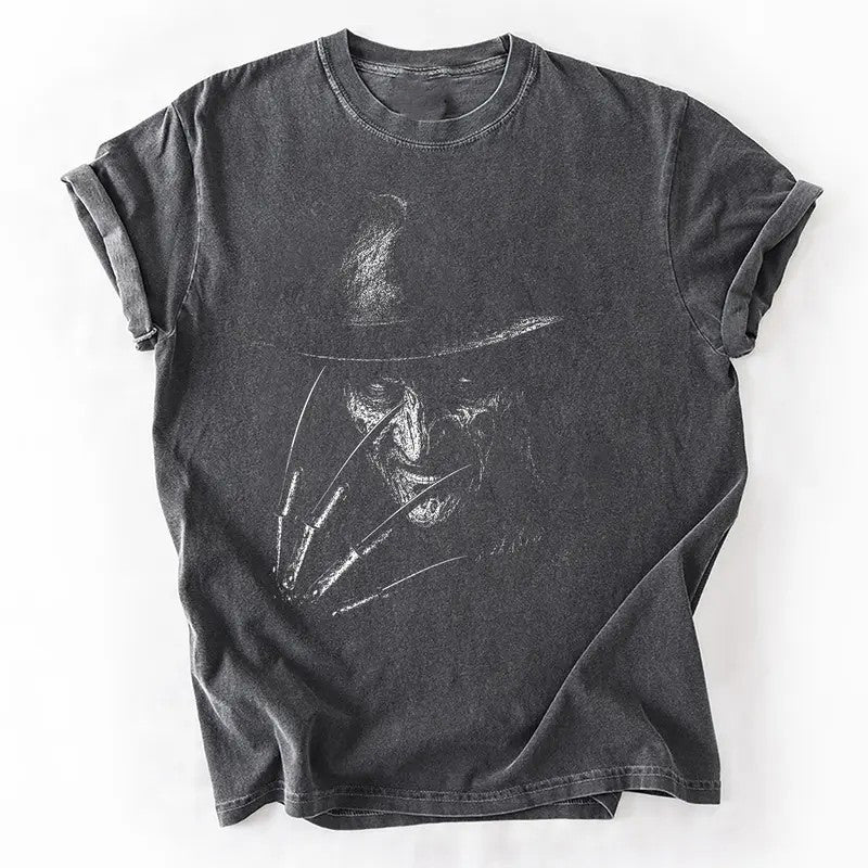 Retro Horror Movie Characters Halloween Halloween Party T-Shirt / Sweatshirt / Hoodie