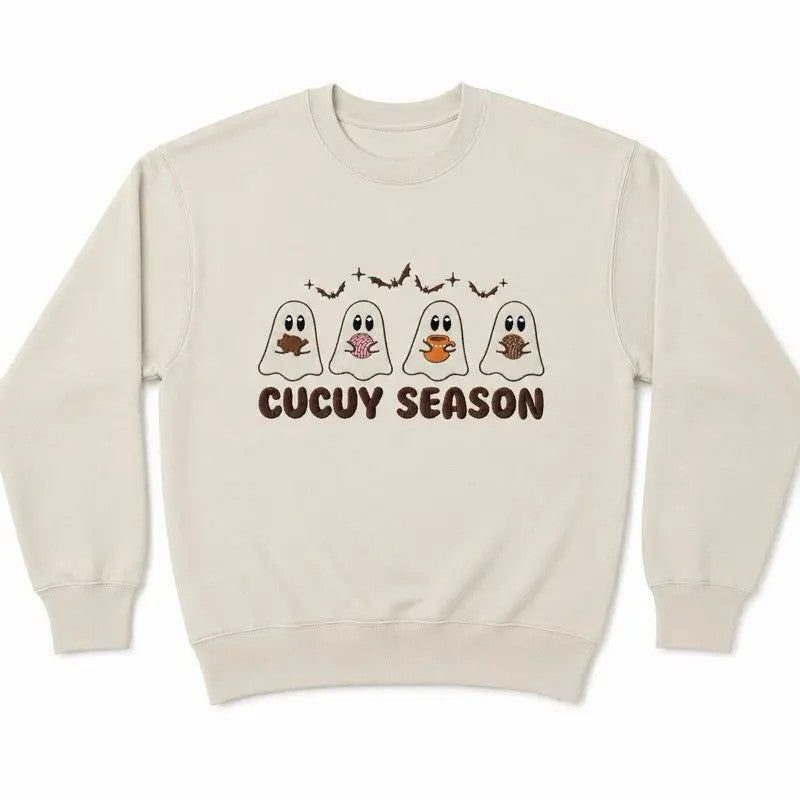 Cucuy Season Embroidered Halloween Unisex Tee / Sweatshirt / Hoodie