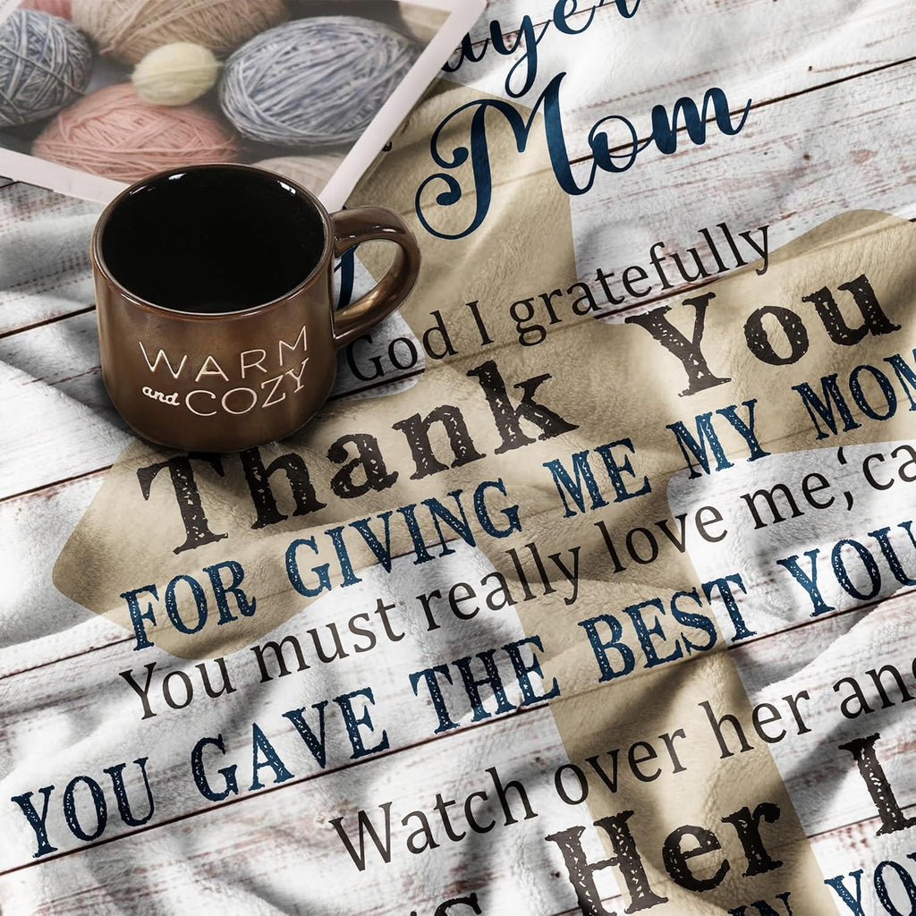For Mother's Day Religious A Prayer For My Mom Blanket