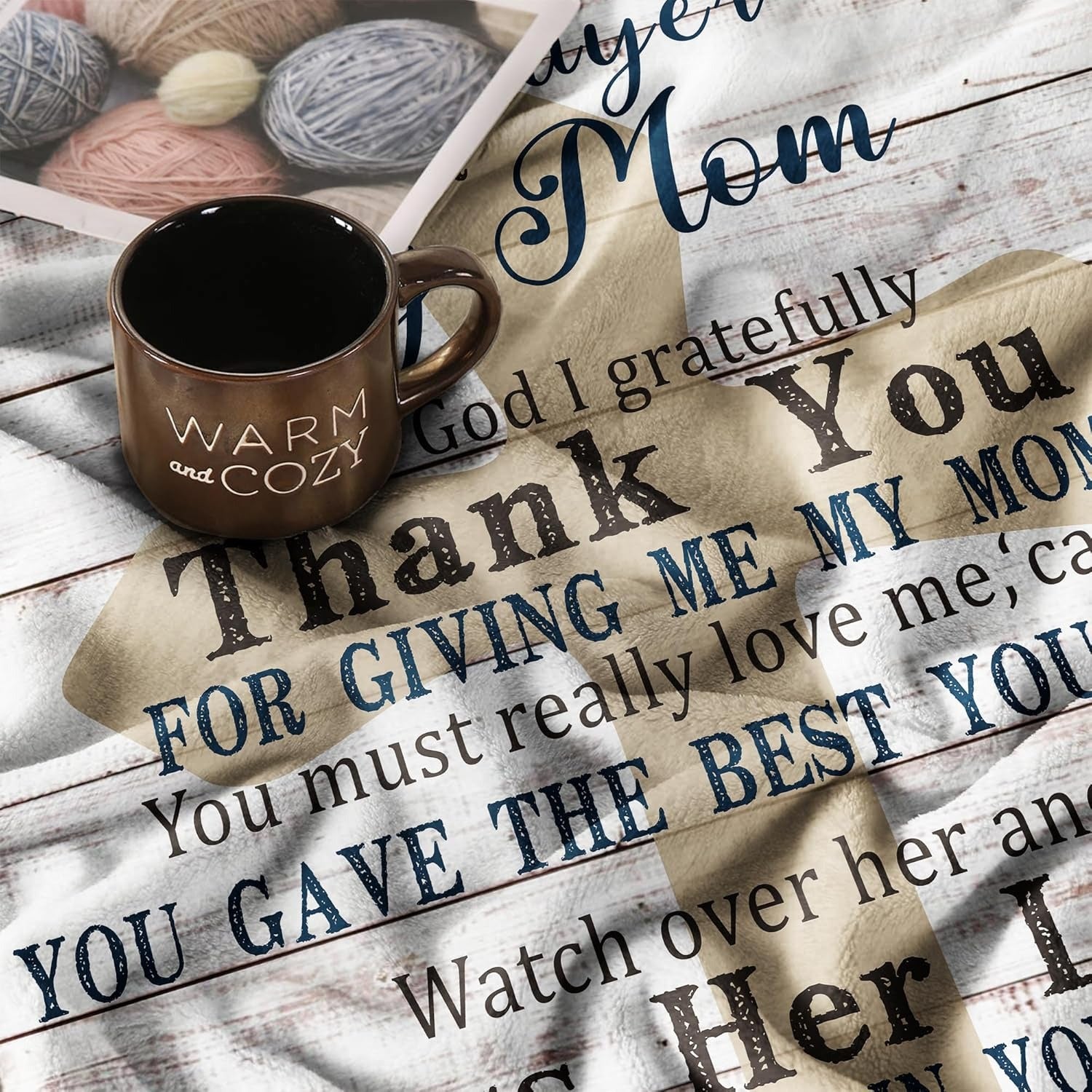 For Mother's Day Religious A Prayer For My Mom Blanket