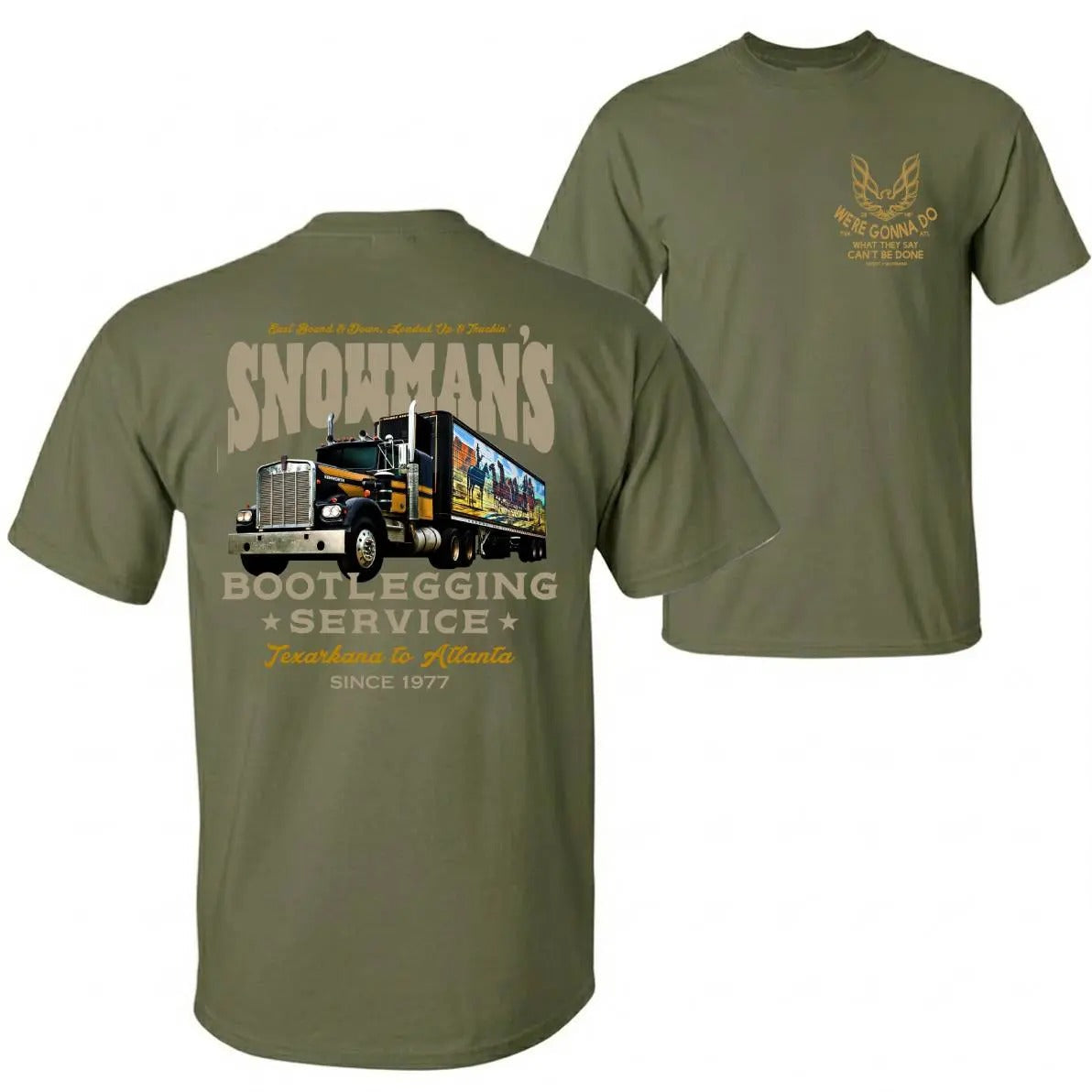 Snowman's Bootlegging Service Smokeyy and The Bandiit  T-Shirt/Sweatshirt/Hoodie