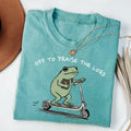 Funny Frog Off To Praise The Lord T-Shirt/Sweatshirt/Hoodie
