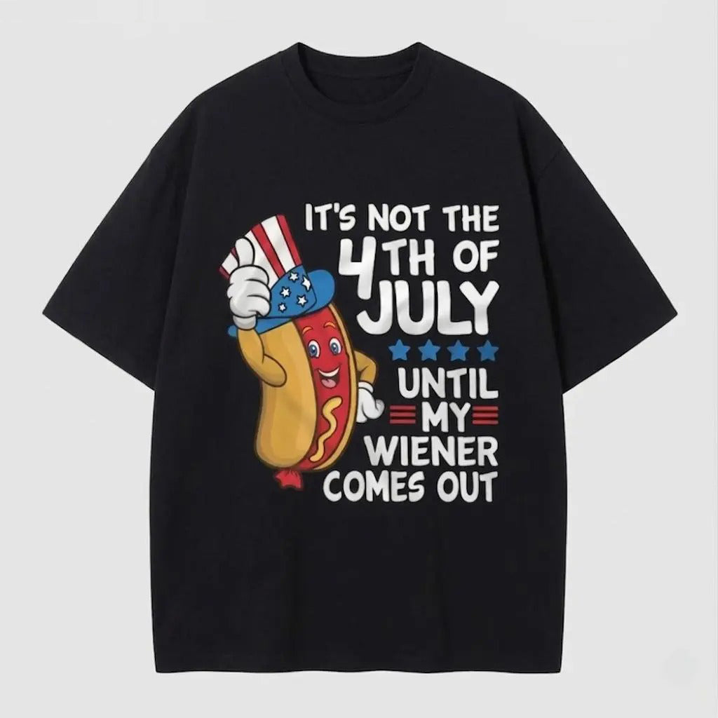 4th of July Funny Wiener Partying Grilling Fourth Humor Gift T-Shirt/Sweatshirt/Hoodie