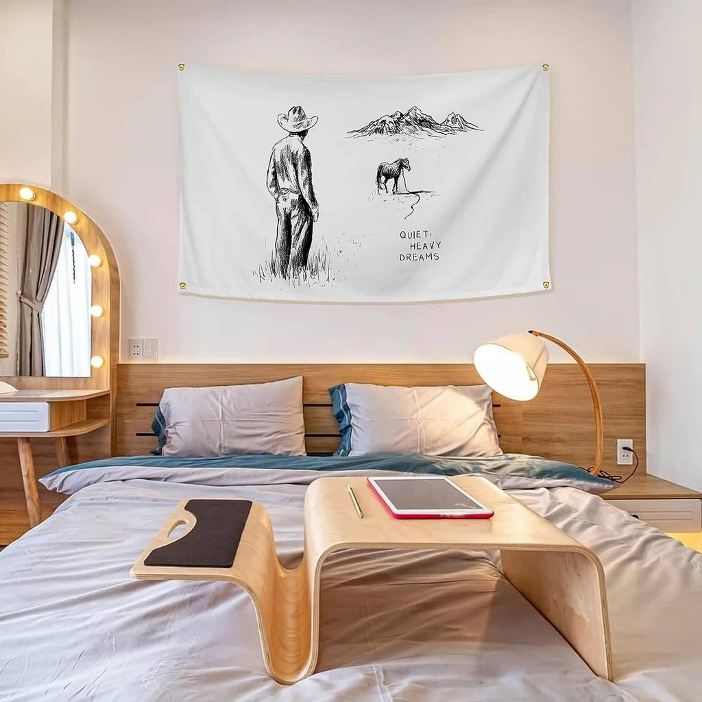 Country Decoration for College Bedroom Flag