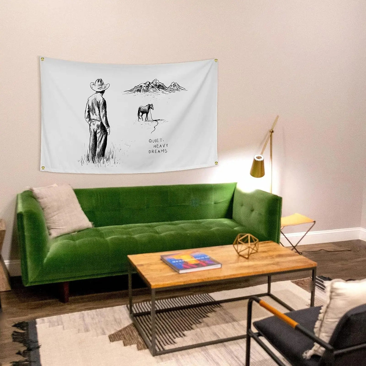 Country Decoration for College Bedroom Flag