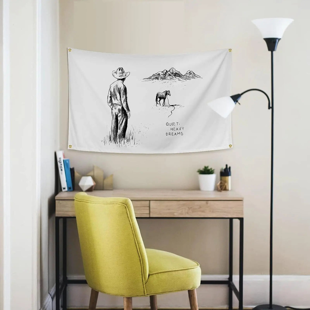 Country Decoration for College Bedroom Flag