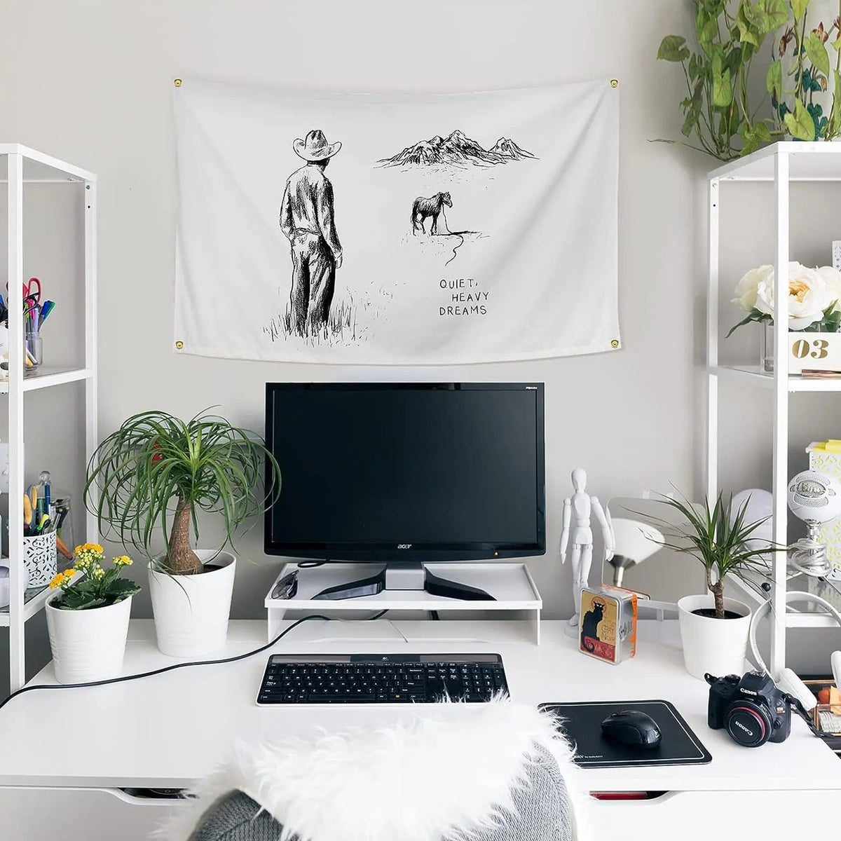 Country Decoration for College Bedroom Flag