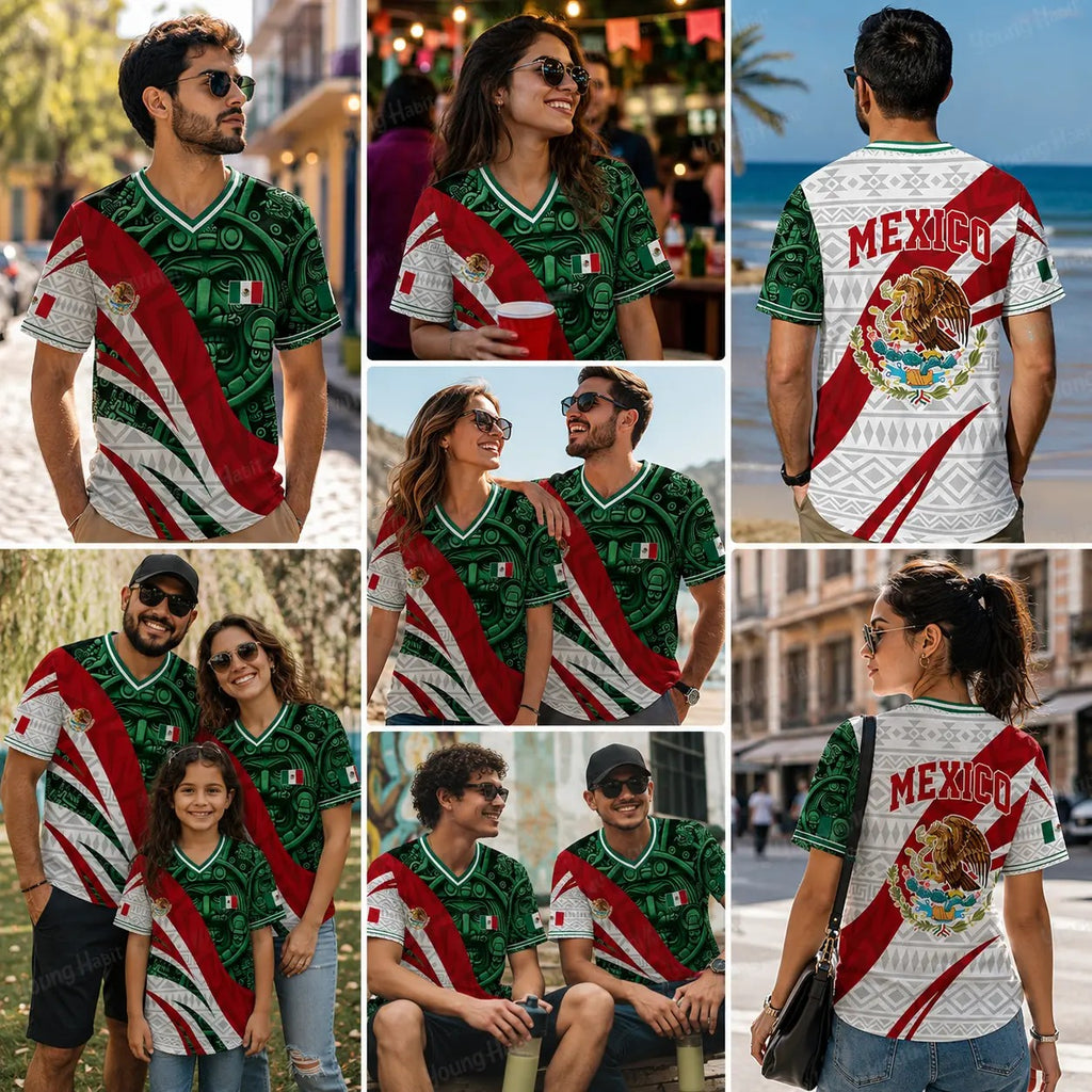 Mexico Inspired Cultural Graphic - Soccer Jersey
