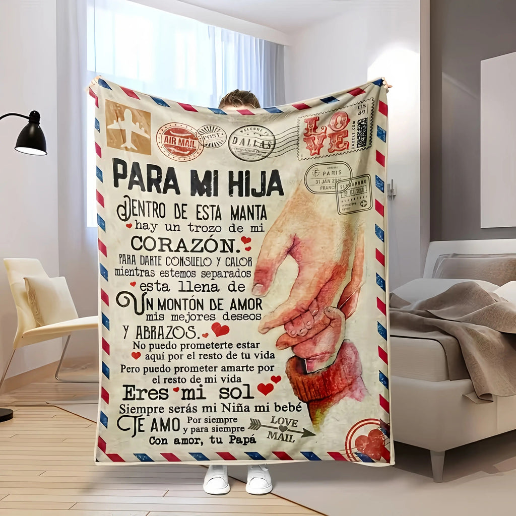 The Most Emotional Gift A Custom Message For Your Loved Ones Blanket
