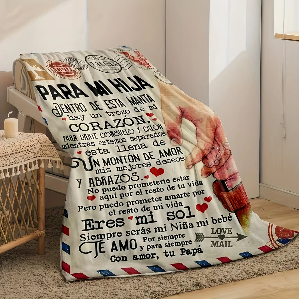 The Most Emotional Gift A Custom Message For Your Loved Ones Blanket