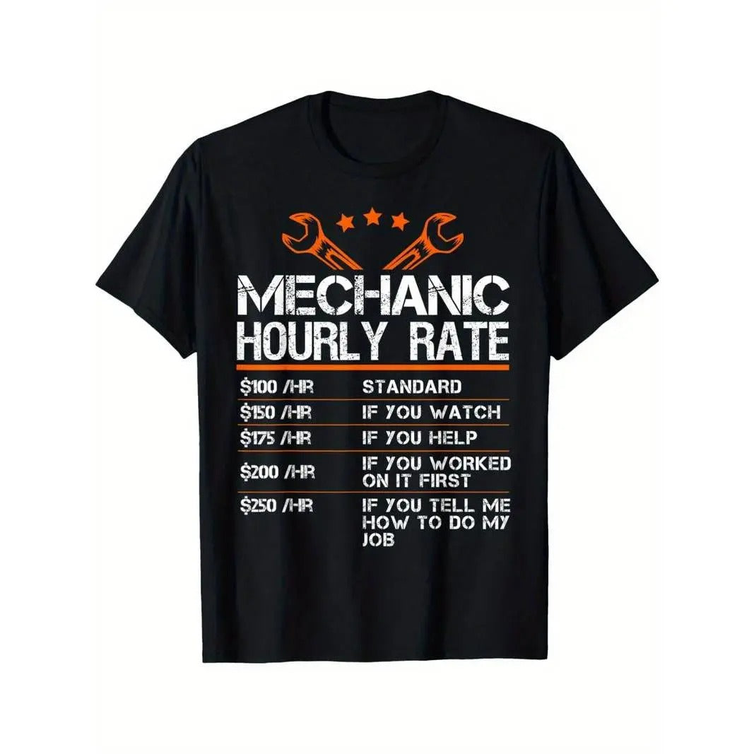 Funny Mechanic Hourly Rate Auto Repair T-Shirt/Sweatshirt/Hoodie