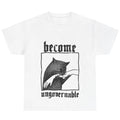 Become Ungovernable Funny Graphic Cat Biting Hand  T-Shirt/Sweatshirt/Hoodie
