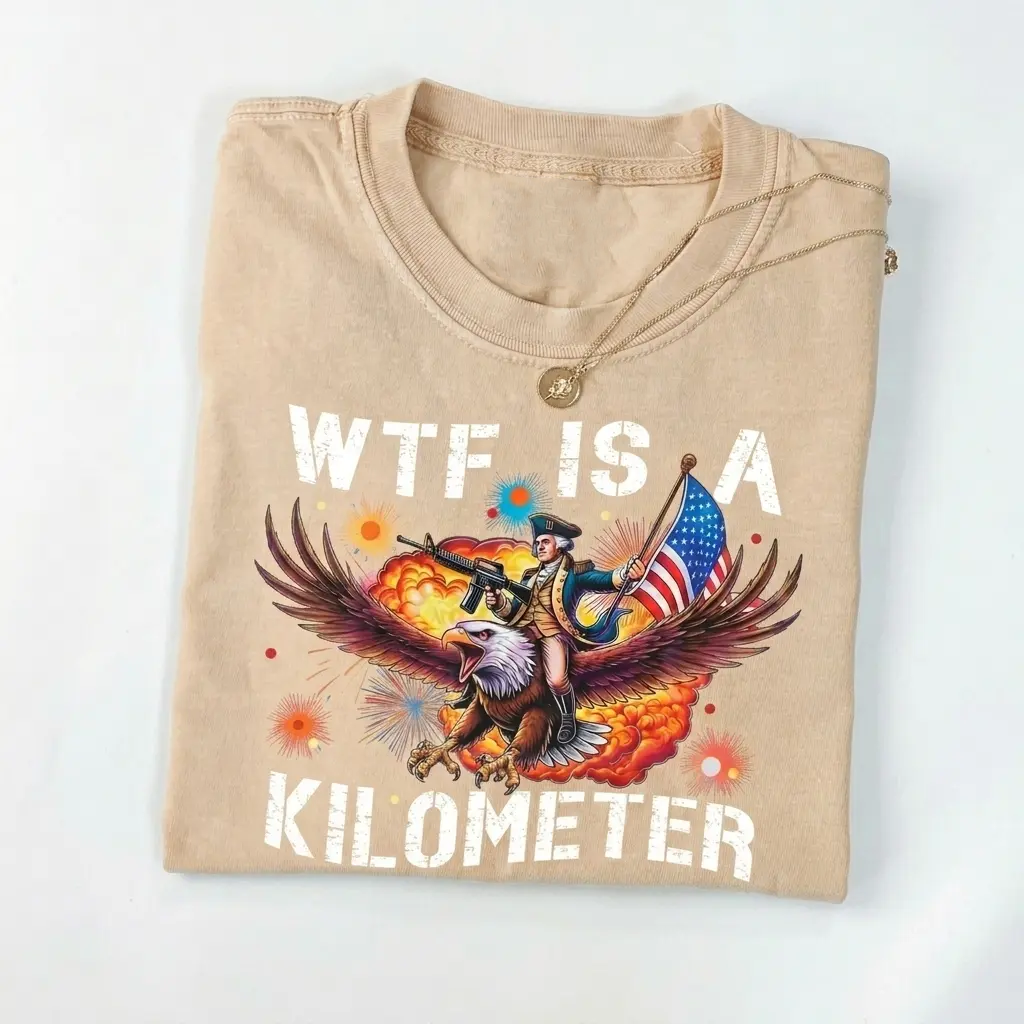 WTF Is A Kilometer Funny 4th of July T-Shirt/Sweatshirt/Hoodie
