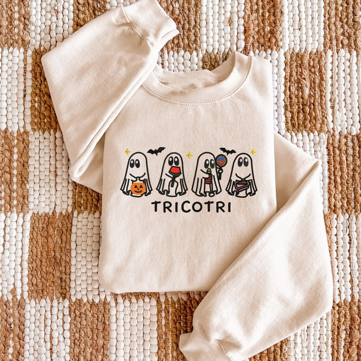 Tricotri Halloween Embroidered Spooky Unisex Tee / Sweatshirt / Hoodie