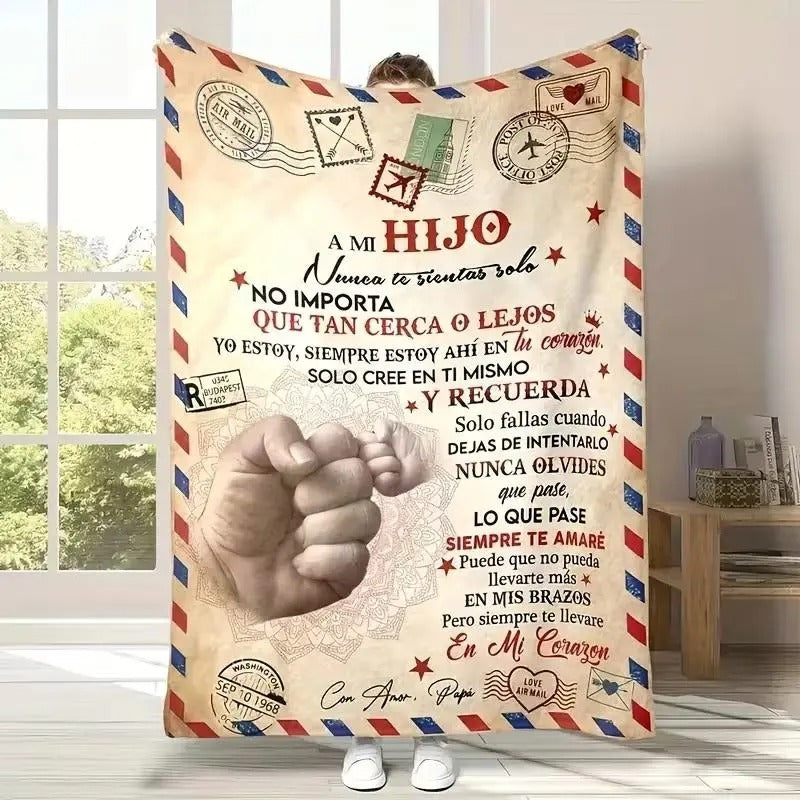 The Most Emotional Gift A Custom Message For Your Loved Ones Blanket