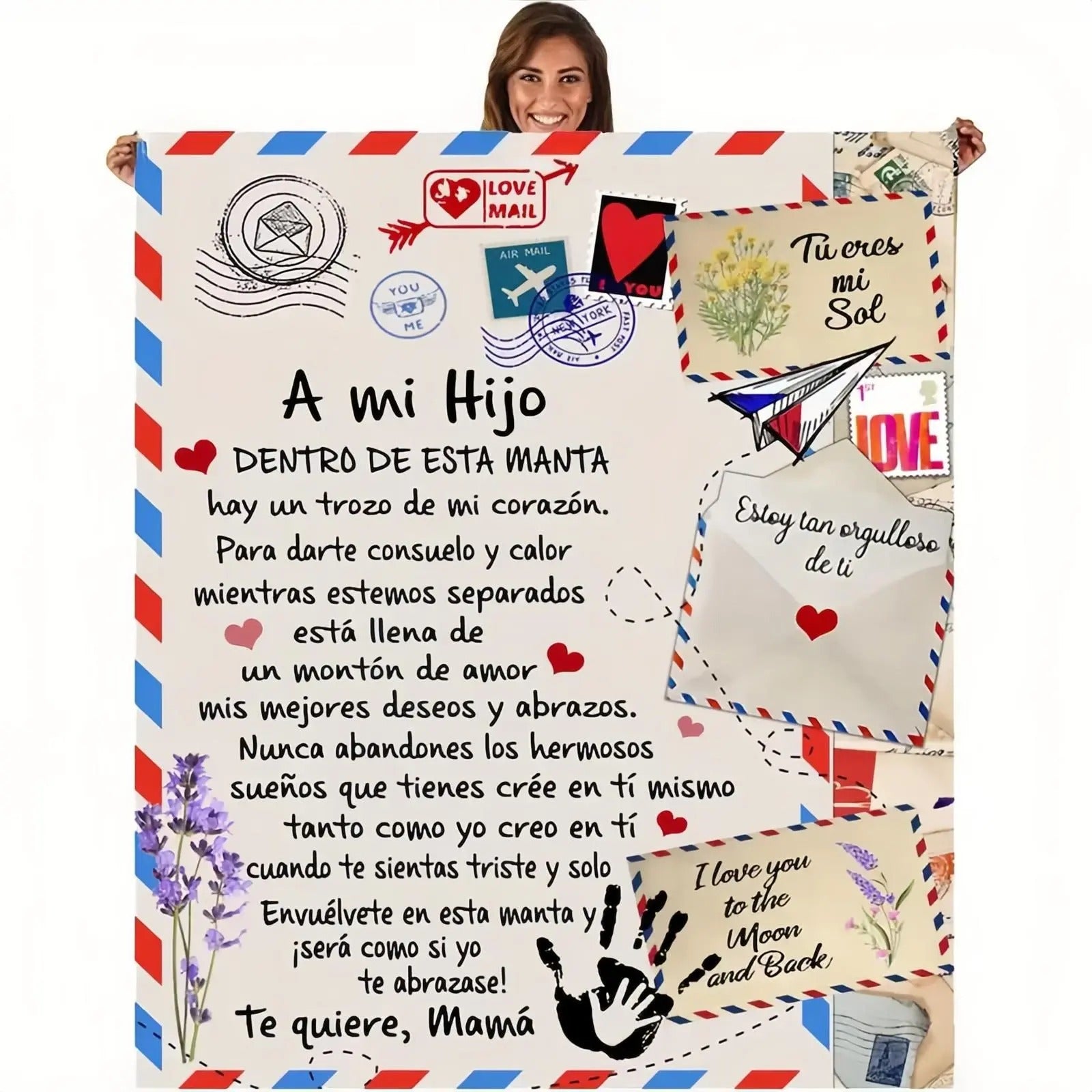 The Most Emotional Gift A Custom Message For Your Loved Ones Blanket