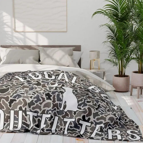 2026 Brand New Camouflage Flannel Blanket