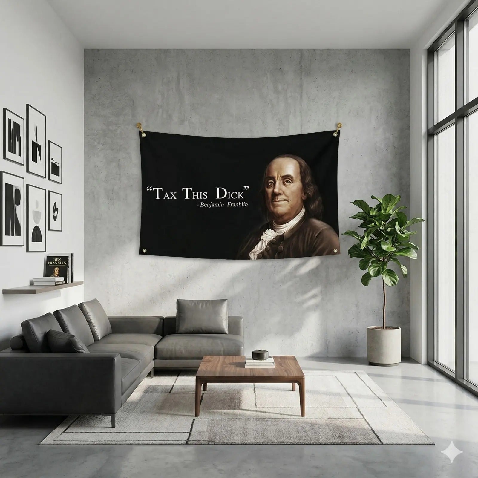 Tax This Dick Funny Quote Flag
