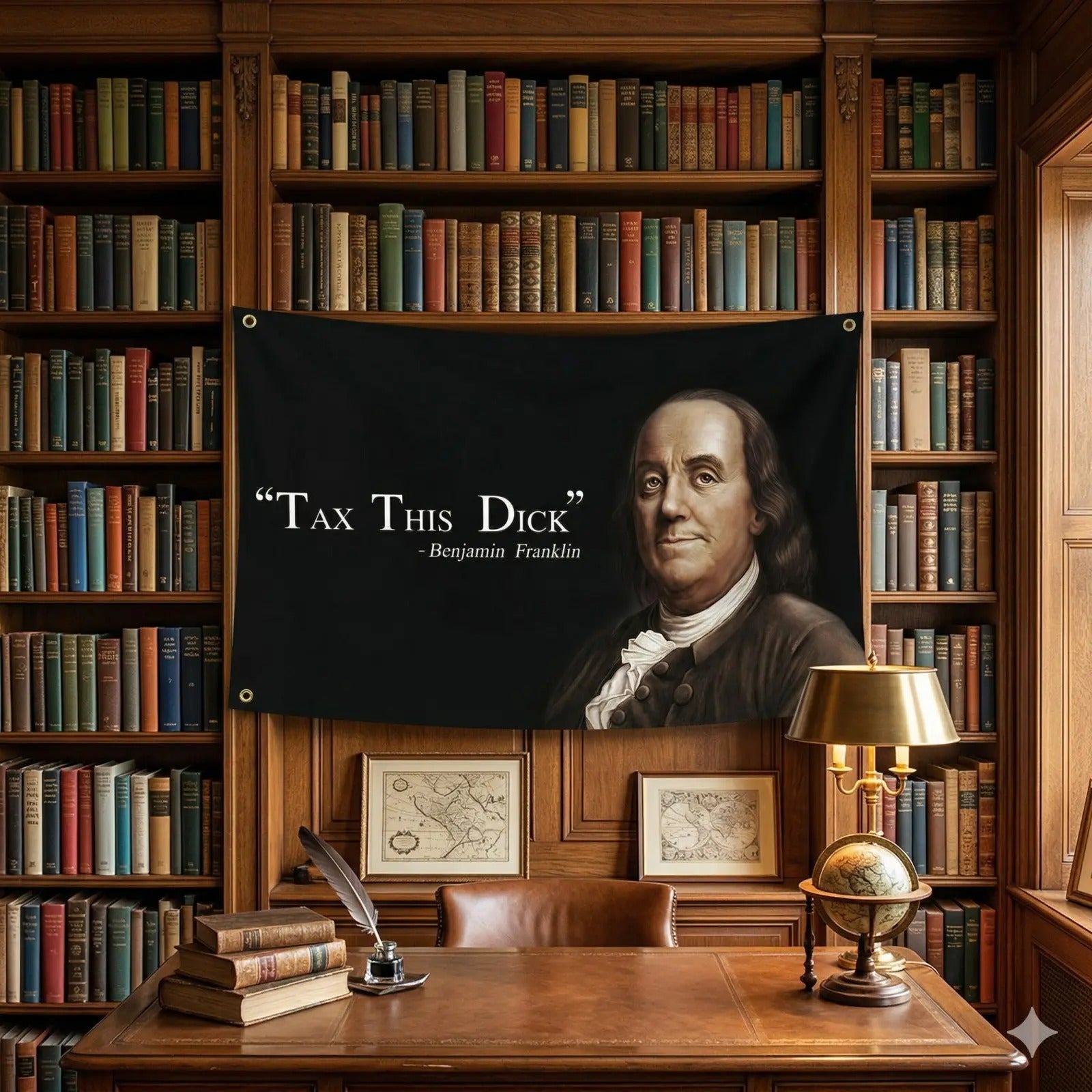 Tax This Dick Funny Quote Flag