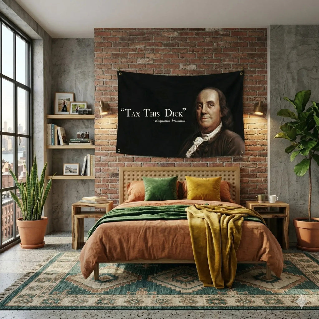 Tax This Dick Funny Quote Flag