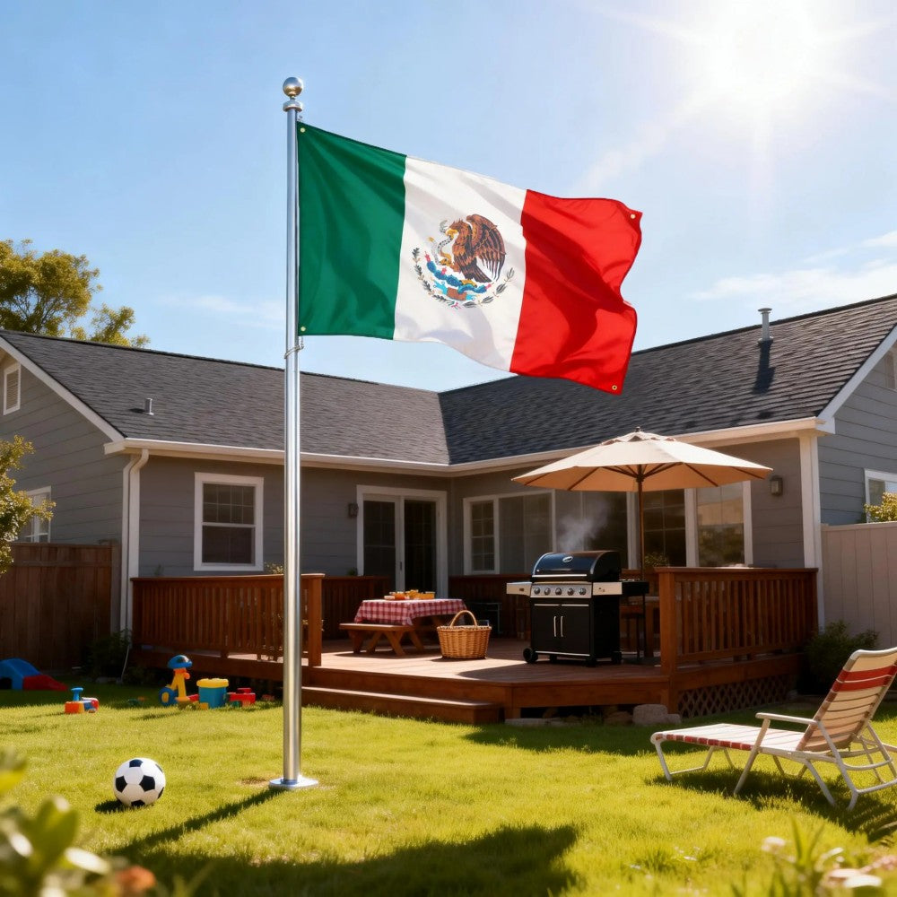 Mexican Aztec Design Flag