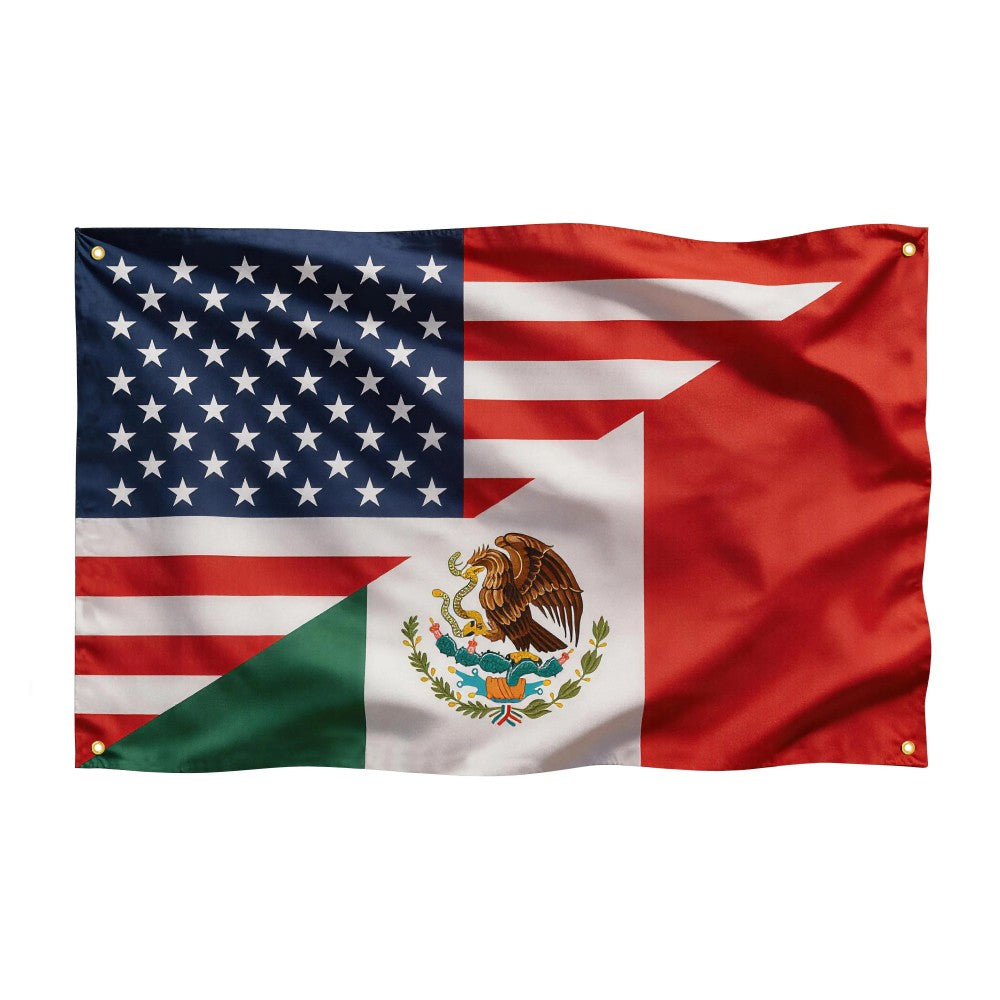 Mexican Aztec Design Flag