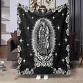 Virgin Mary Pattern Blanket