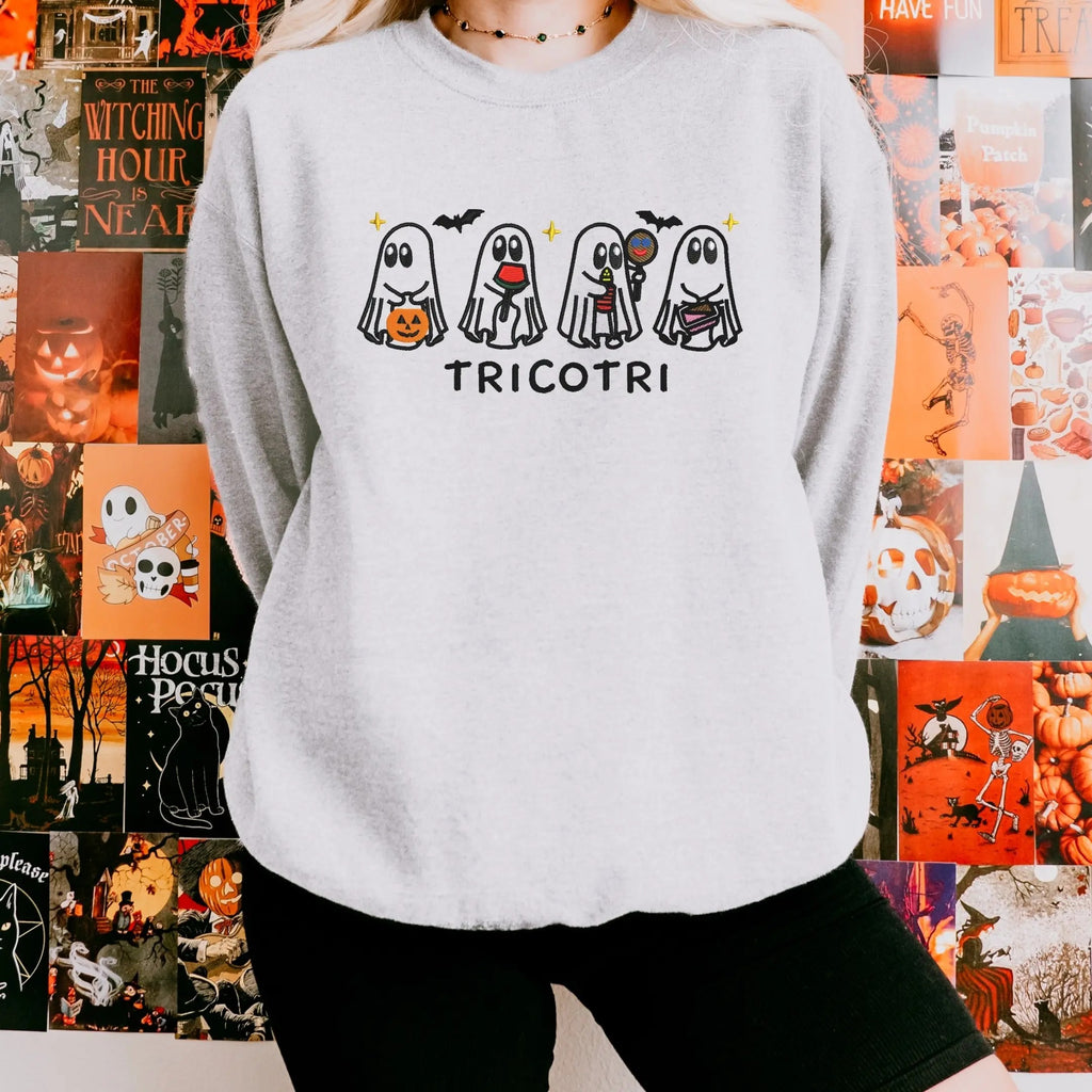 Tricotri Halloween Embroidered Spooky Unisex Tee / Sweatshirt / Hoodie