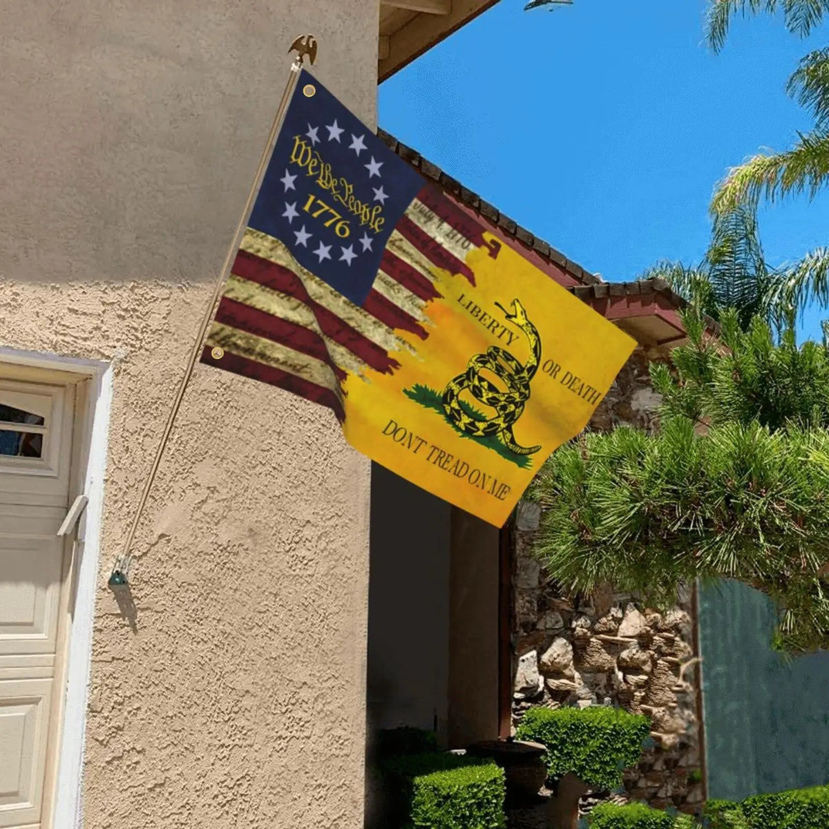 1776 Dont Tread On Me We The People Retro American Flag