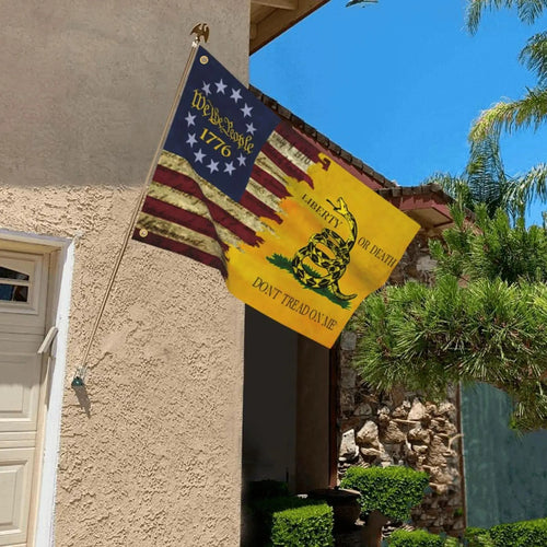 1776 Dont Tread On Me We The People Retro American Flag