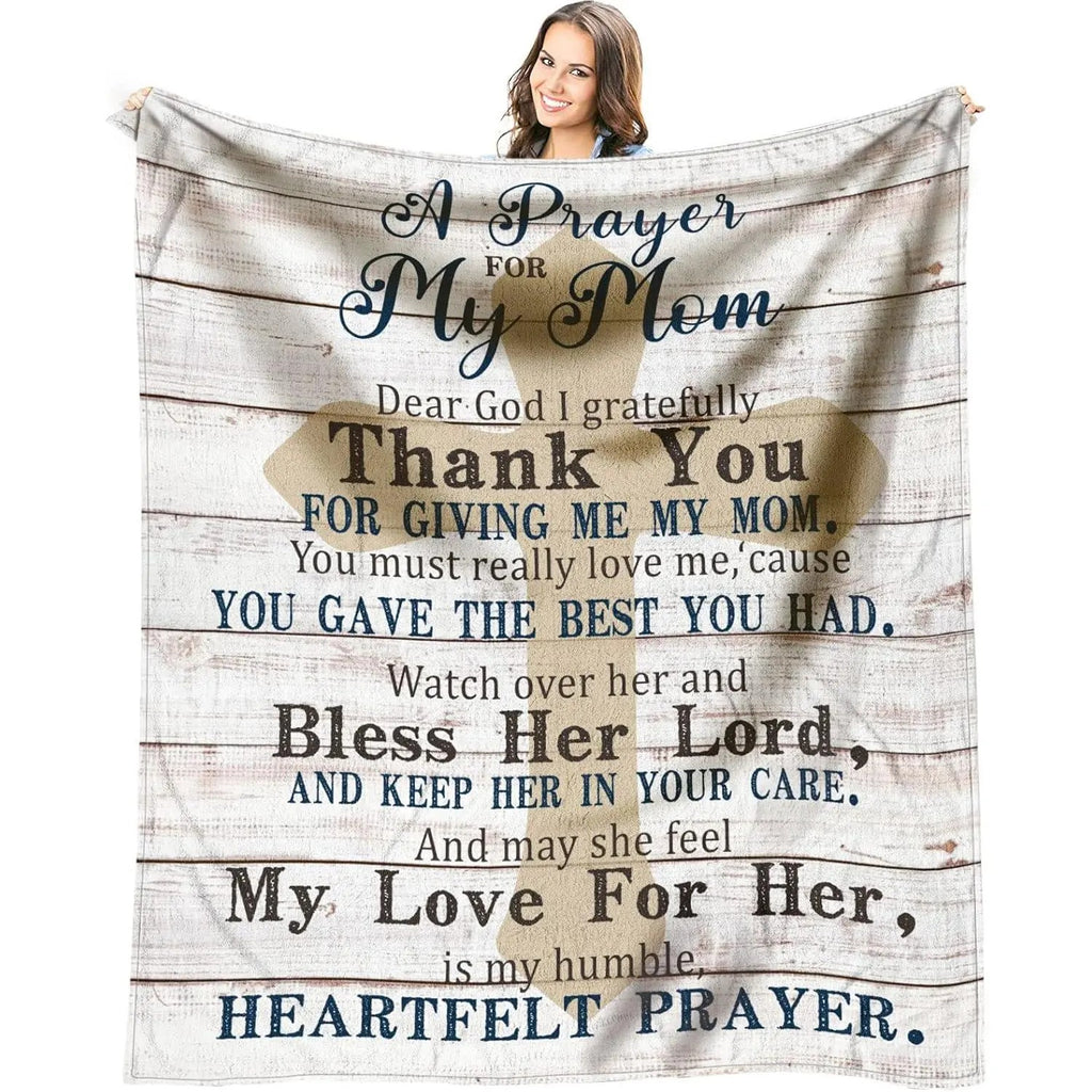 For Mother's Day Religious A Prayer For My Mom Blanket