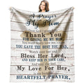For Mother's Day Religious A Prayer For My Mom Blanket