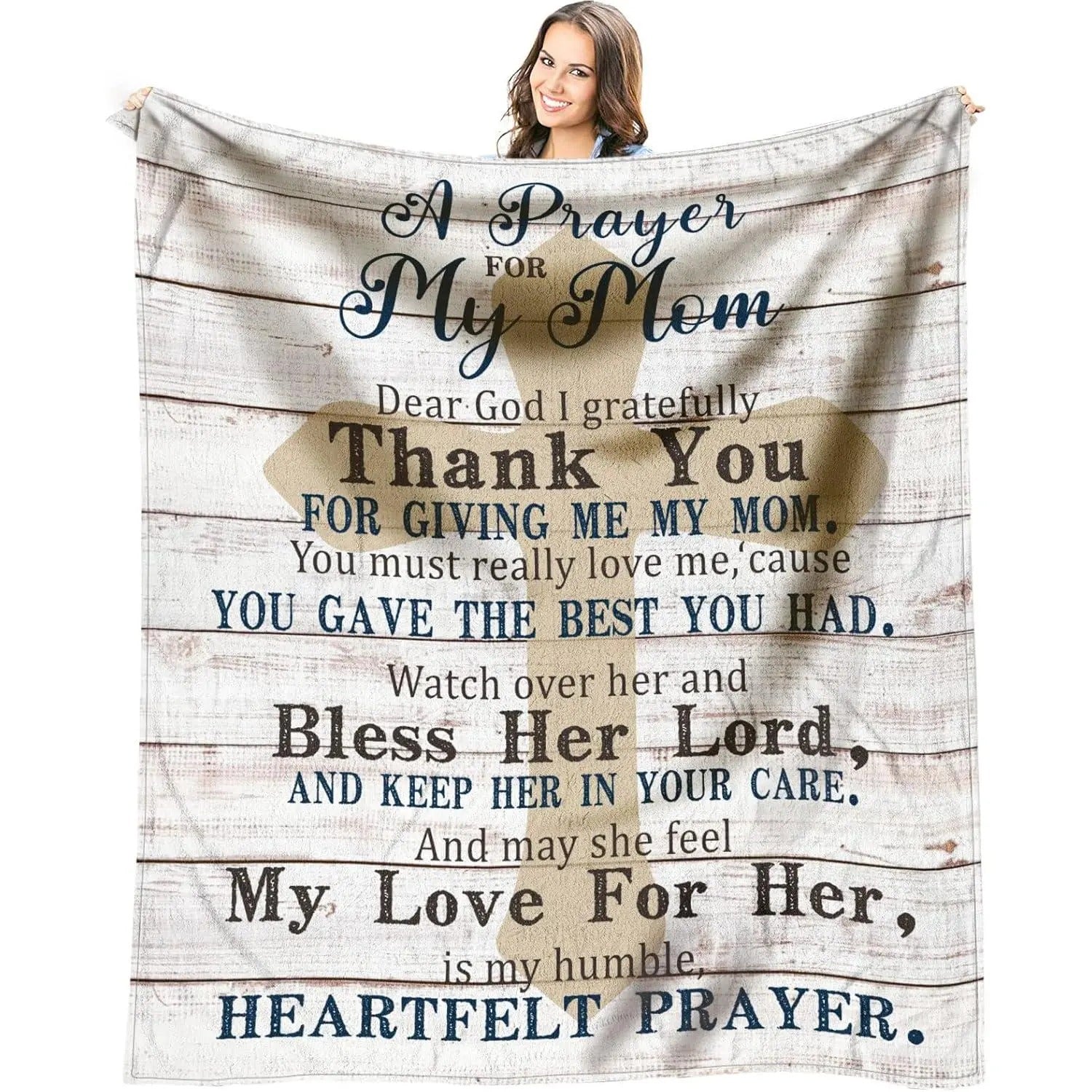 For Mother's Day Religious A Prayer For My Mom Blanket