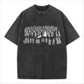 Vintage Acid Wash Christian Faith Graphic Top - Heavyweight Cotton DTG Printed Oversized T-Shirt & Tank Top