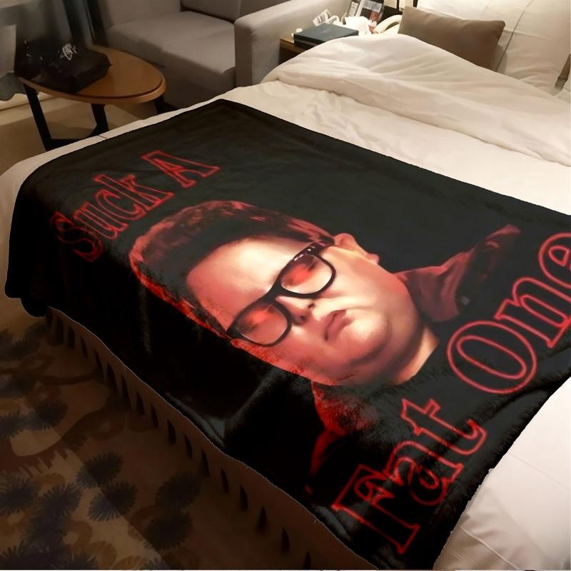 Funny Geek Parody Cozy Throw With Retro Humor Blanket