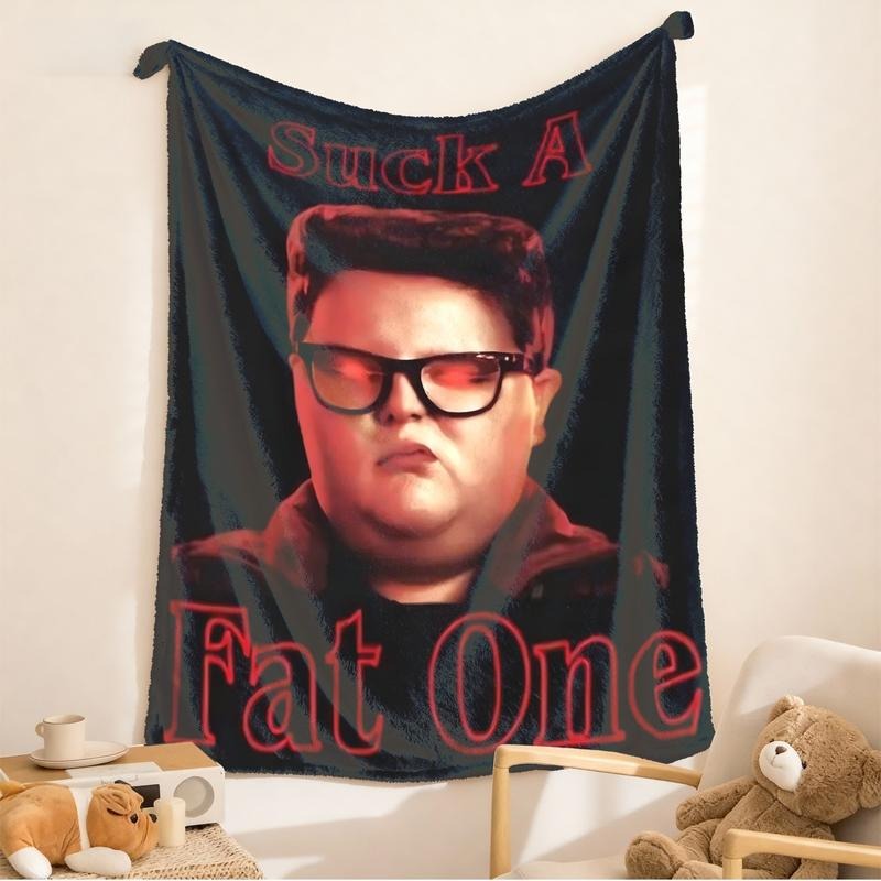 Funny Geek Parody Cozy Throw With Retro Humor Blanket