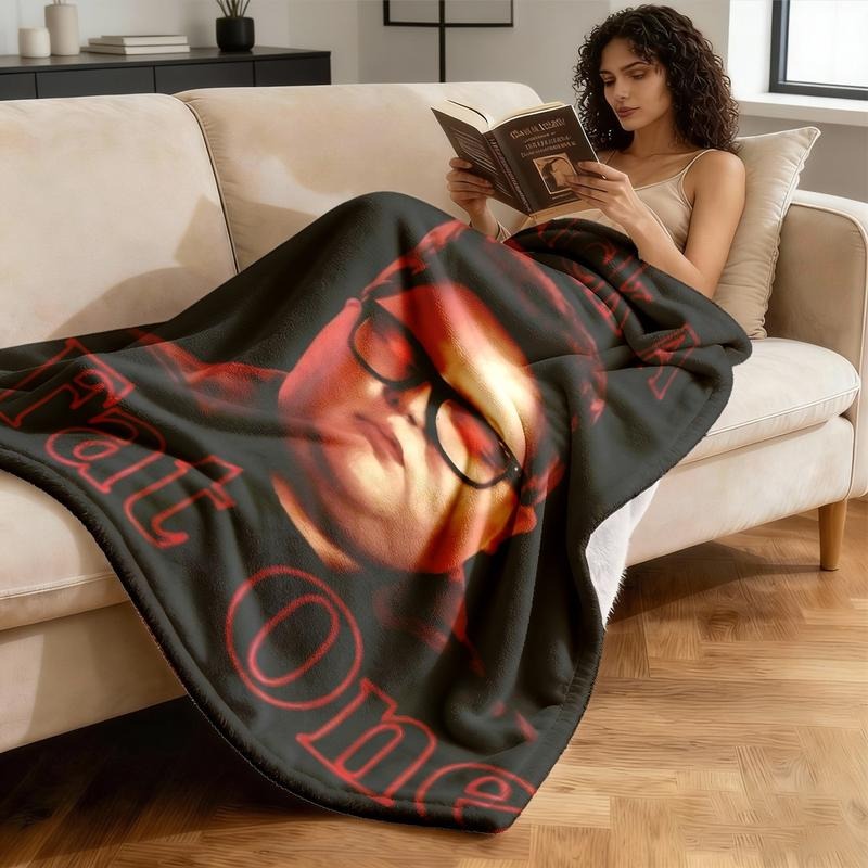 Funny Geek Parody Cozy Throw With Retro Humor Blanket