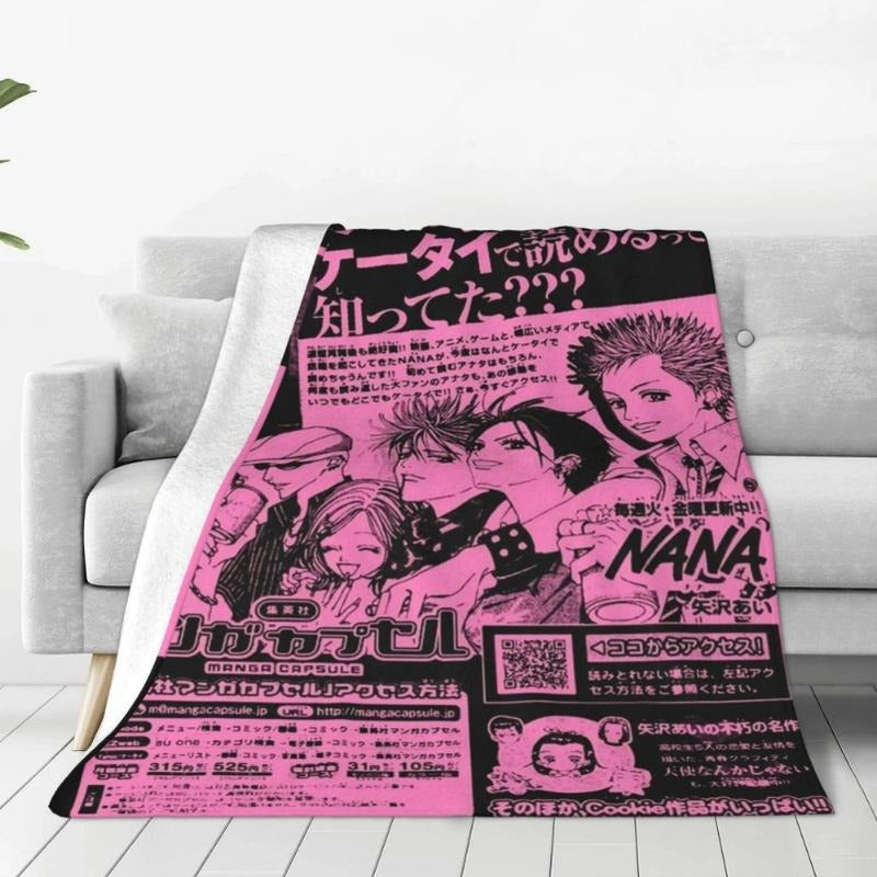 Nana Anime Throw Blanket