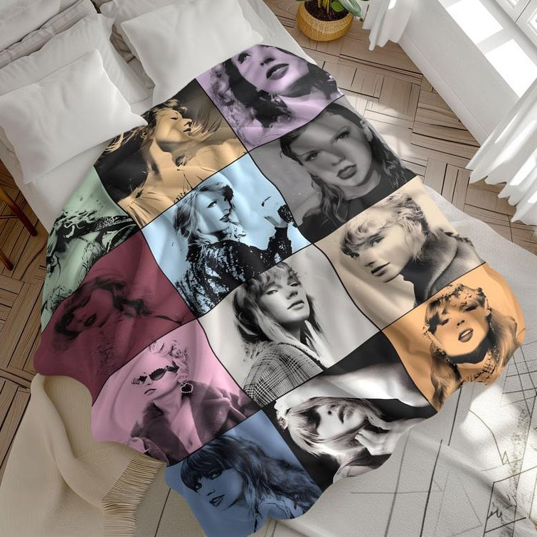 Pop Culture  Style Custom Image Blanket
