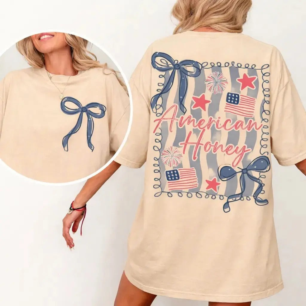Patriotic Honey Coquette T-Shirt/Sweatshirt/Hoodie