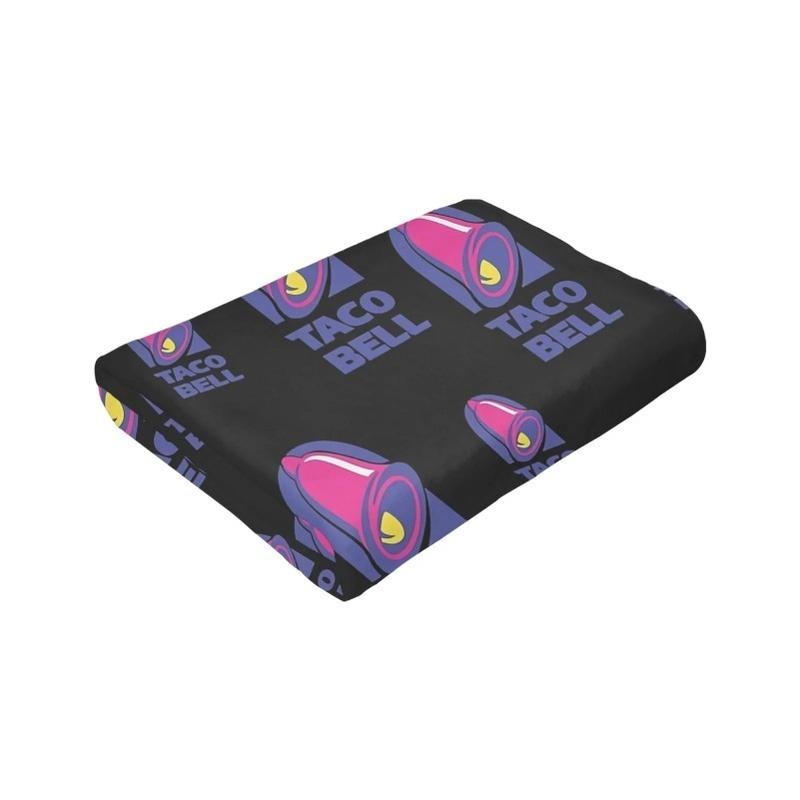 Taco Bell Throw Flannel Blanket